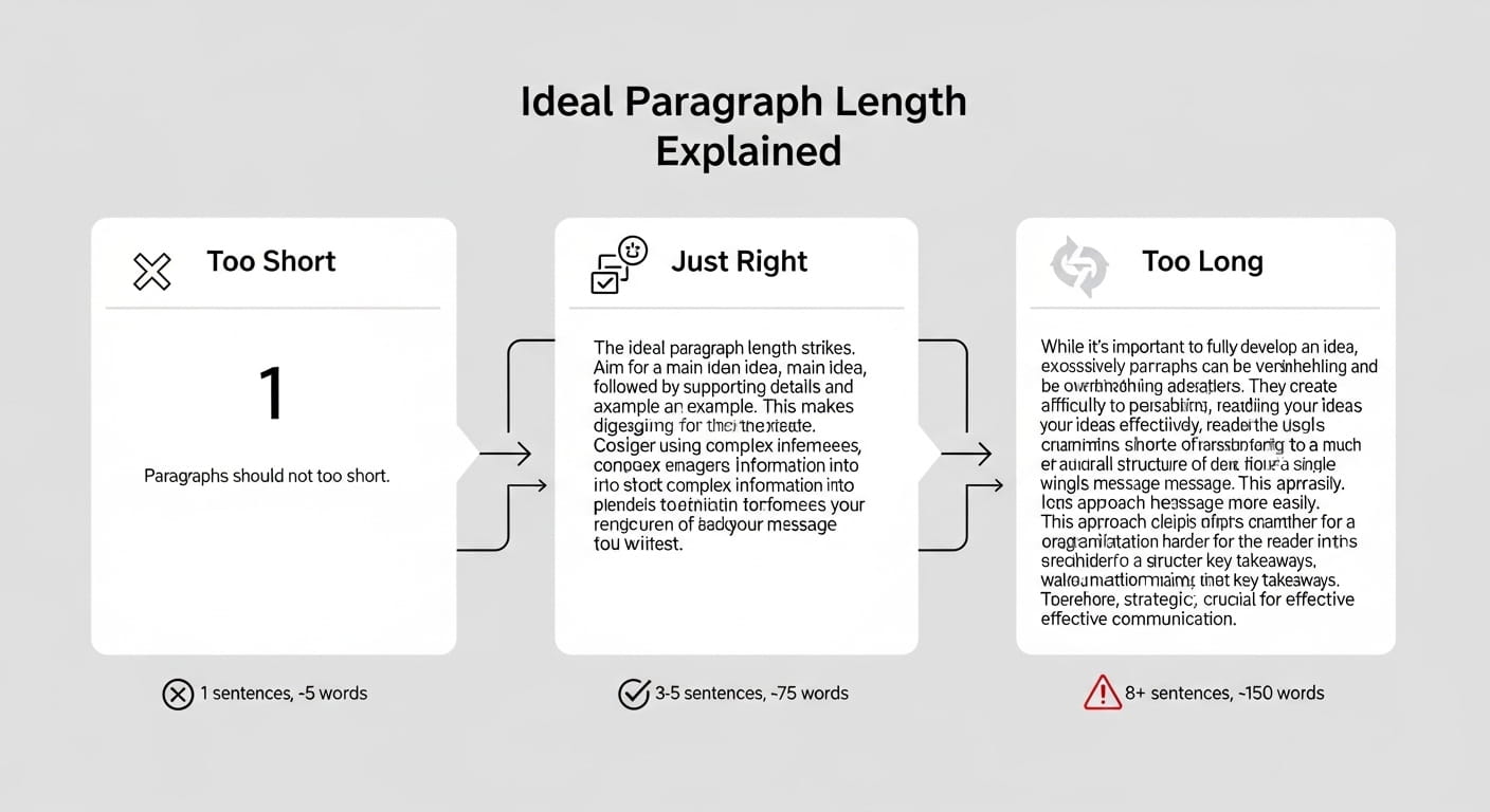 Ideal Paragraph Length: How Long Should a Paragraph Be?