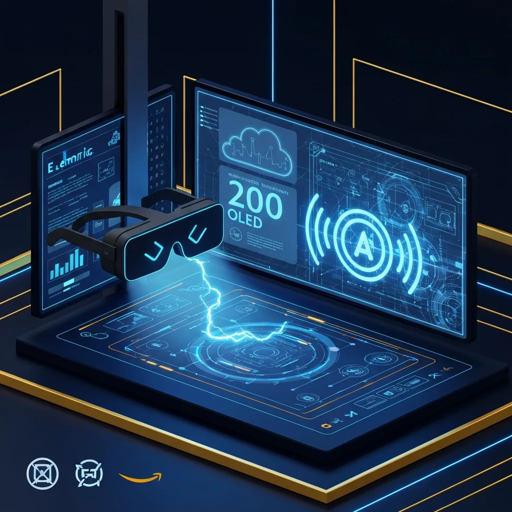 Óculos XR: Uma tela OLED de 200 polegadas no seu rosto!