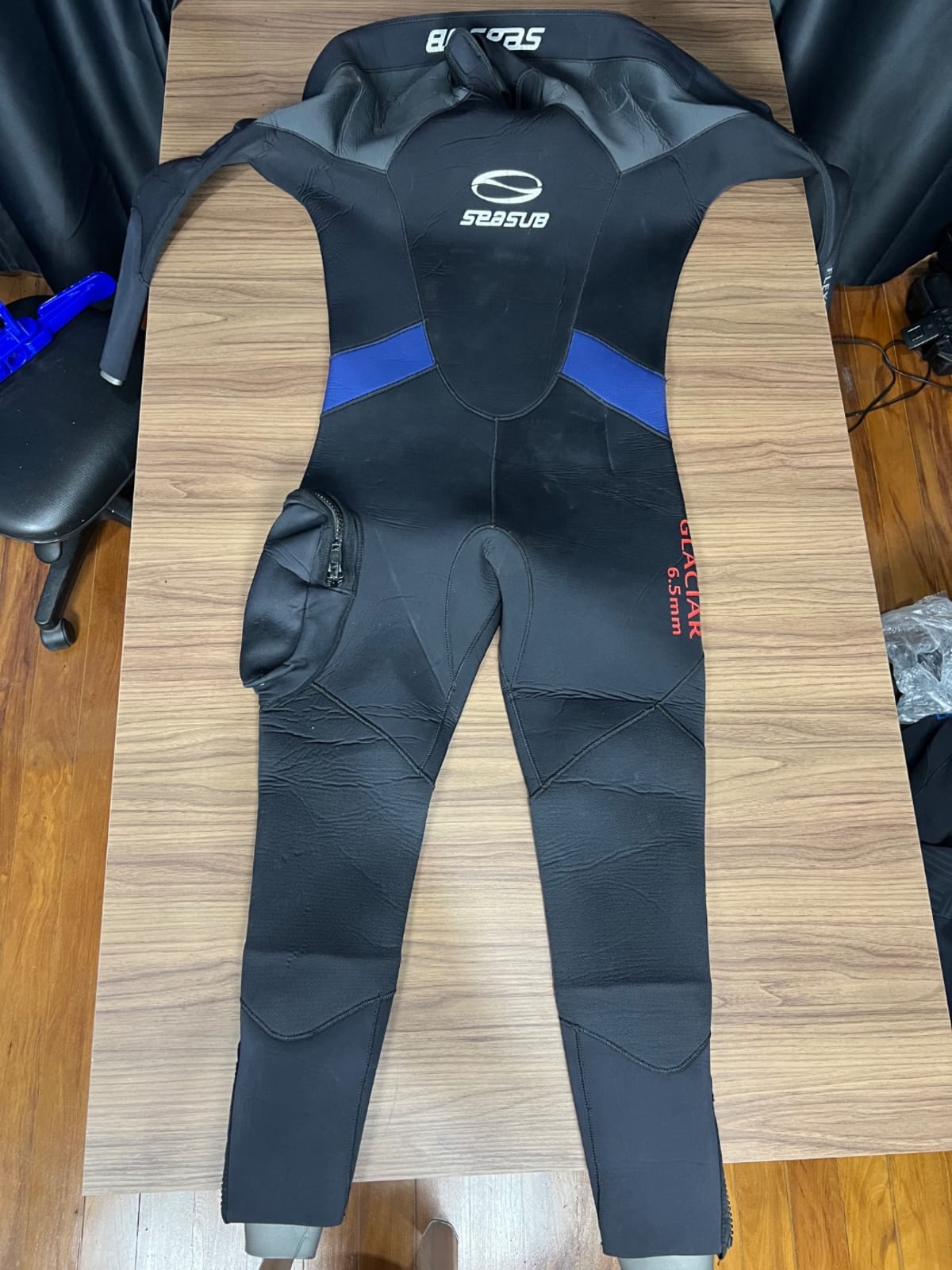 Roupa Glaciar 6,5mm Seasub Tamanho 6