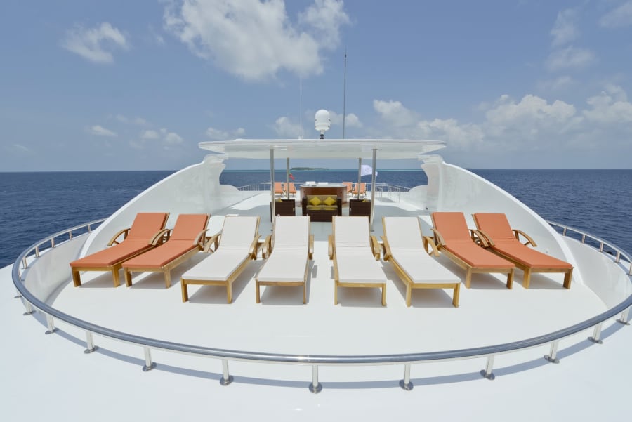 Sun deck do Blue Force One