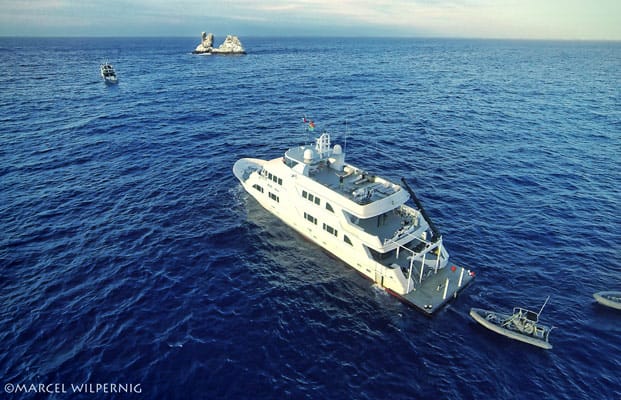 Nautilus Belle Amie aérea