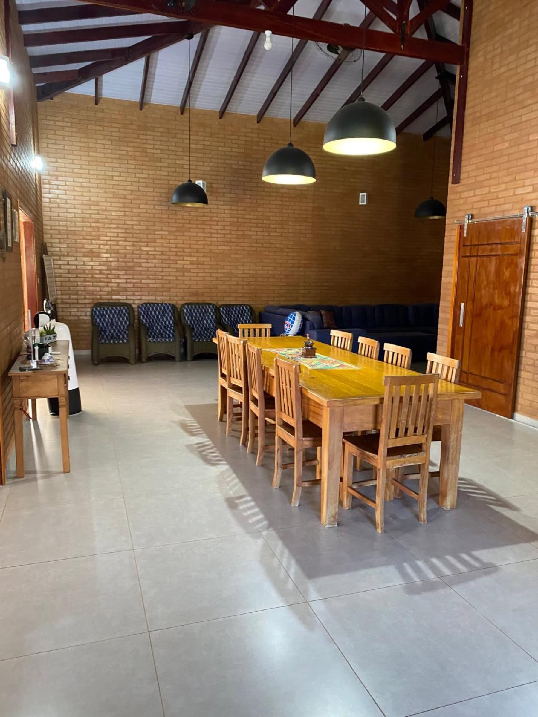 Dining hall at Scubaminas