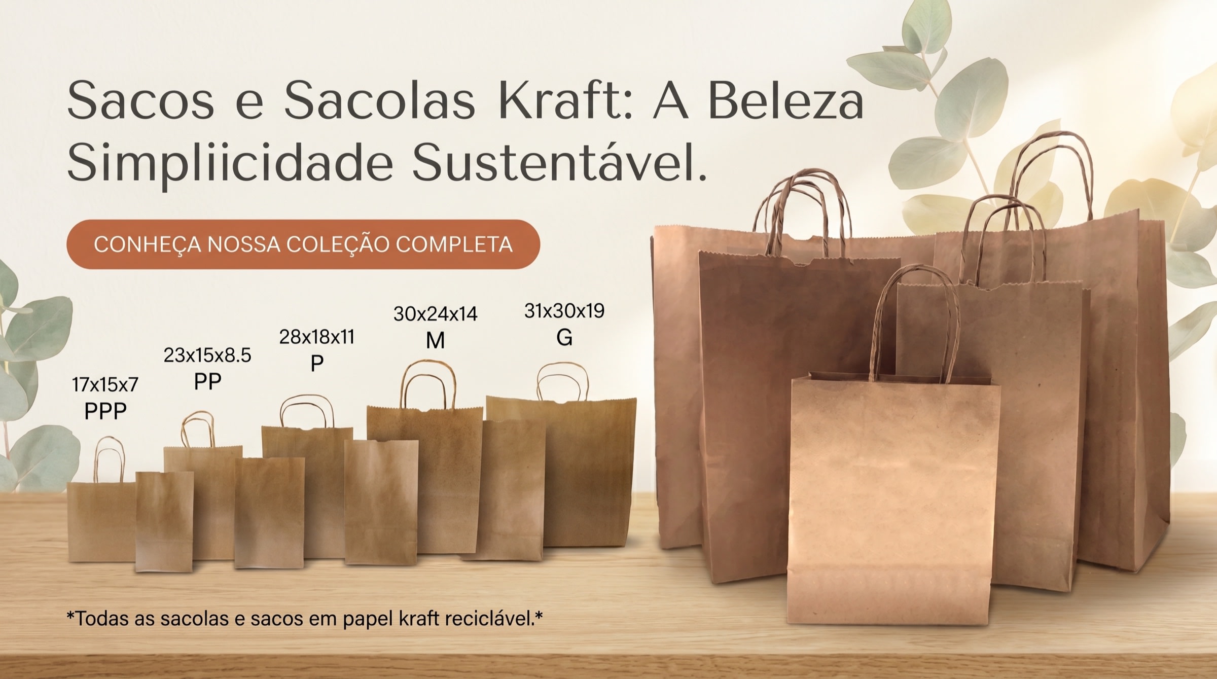 GVC Pack — Sacos e Sacolas Kraft: a beleza da simplicidade sustentável