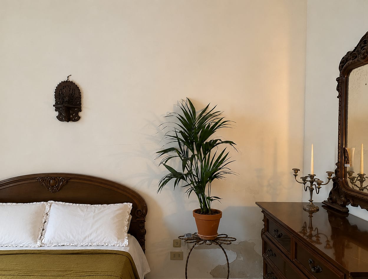 Bedroom at Pozzo Salemi