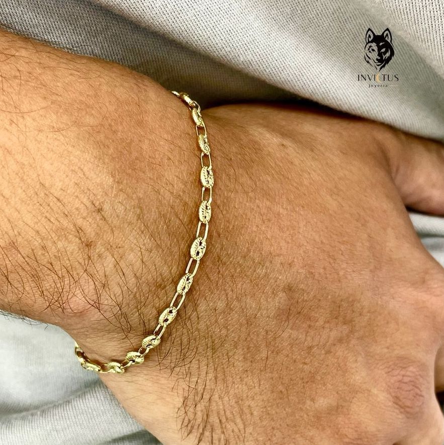 Pulso Tejido Gucci Diamantado Oro 18k Nacional