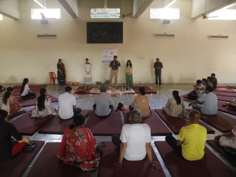 Transformational workshop participants in session