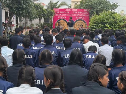 Community session at The Brigade International School