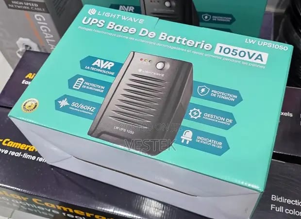 Onduleur Lightwave 1050VA – UPS de Sécurité – 1 ans