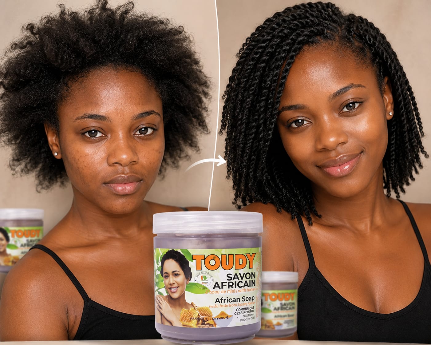 Savon africain TOUDY au miel 