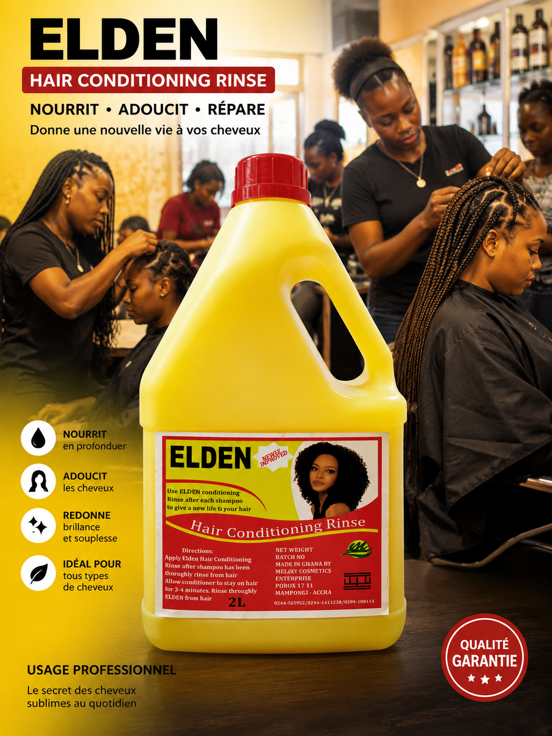 Shampoo pour cheveux Eden