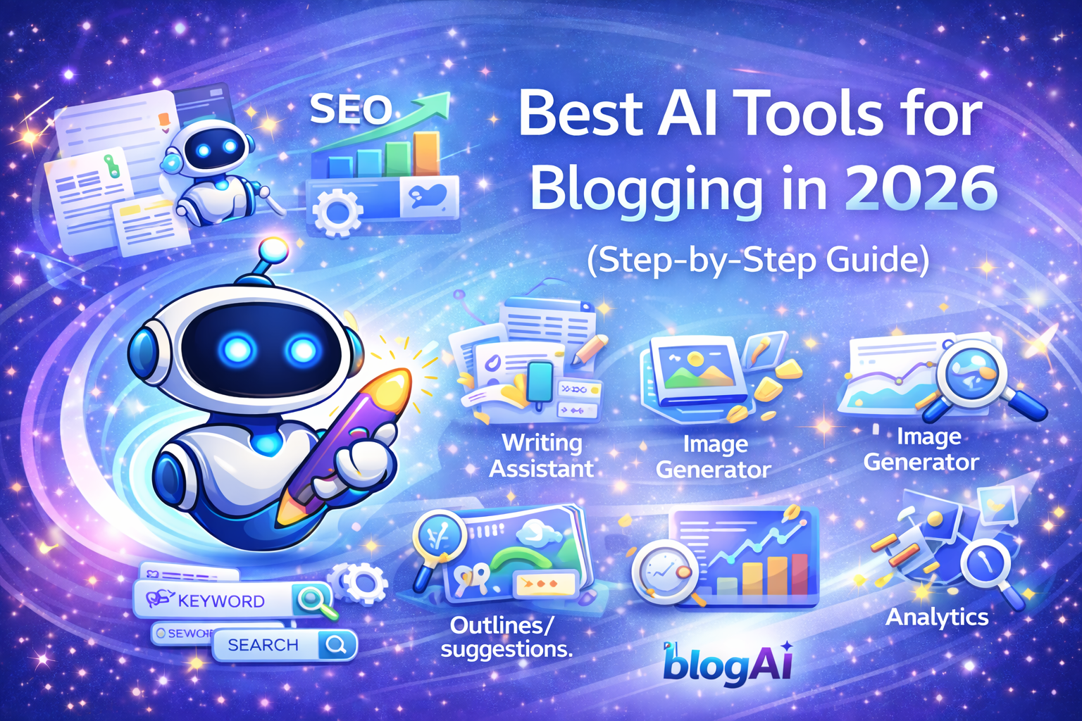 Best AI tools for blogging including blog post generator and more