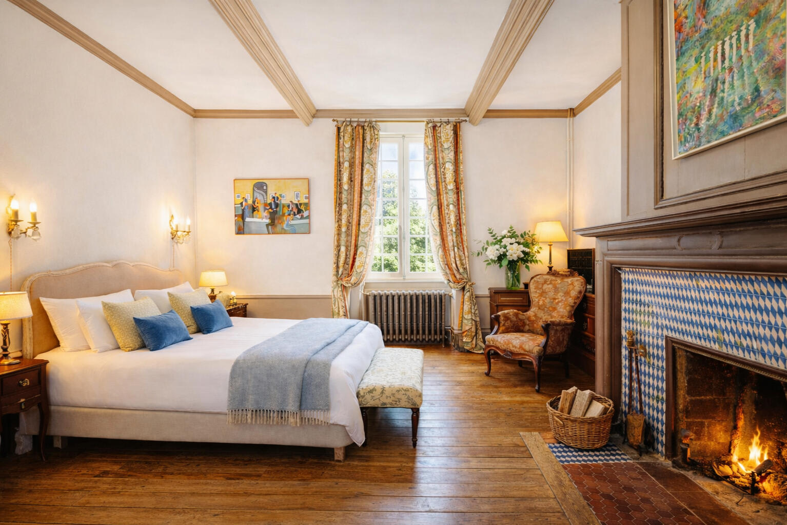 Chambre Marie — vue principale, Château d'Isigny