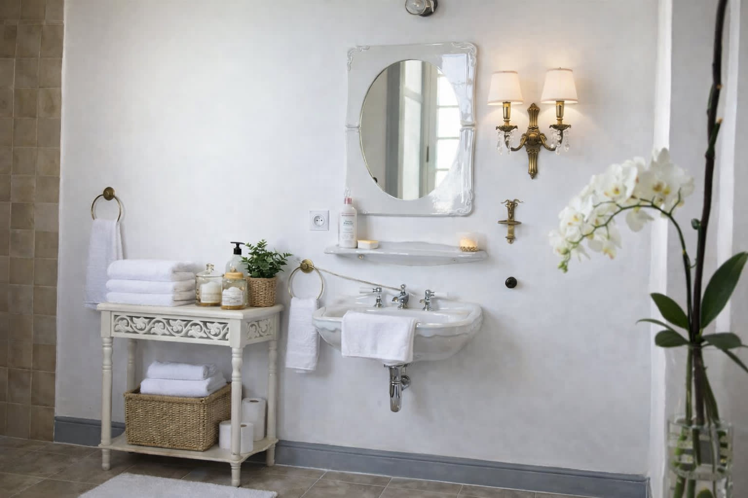 Chambre Marie — espace nuit, Château d'Isigny