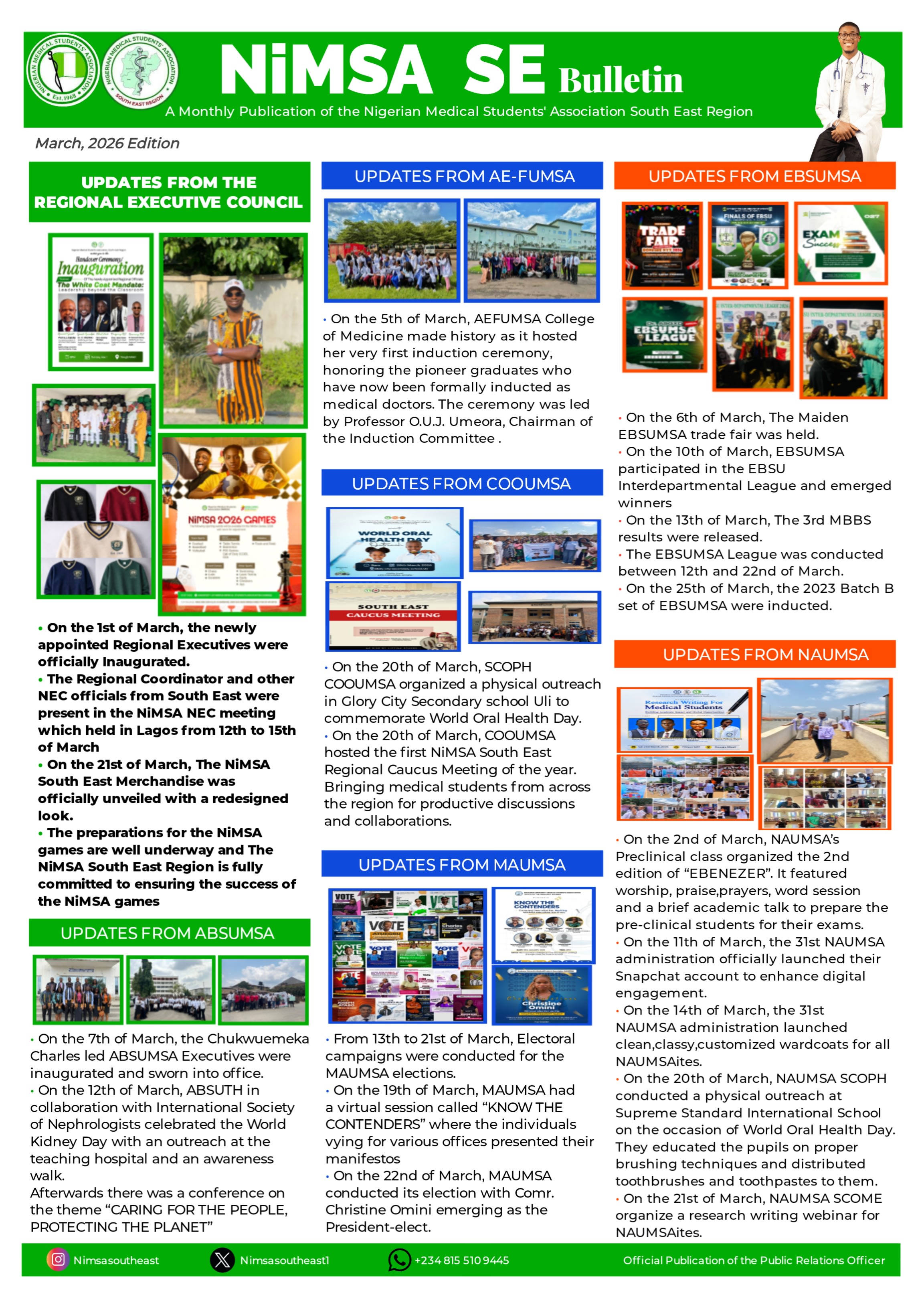 NiMSA South East Bulletin - March 2026 Edition