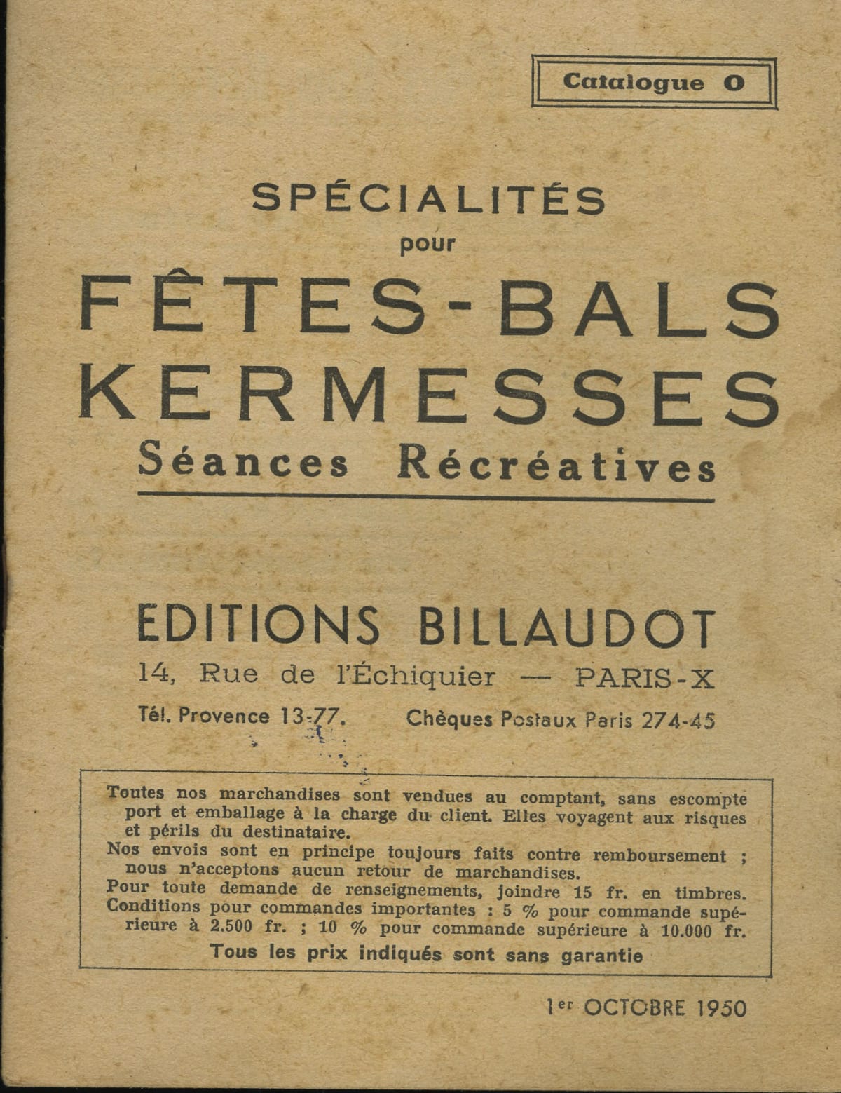 Catalogues de bals et de fêtes