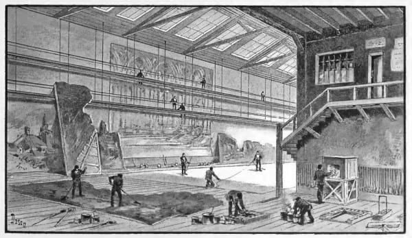 Dans le théâtre