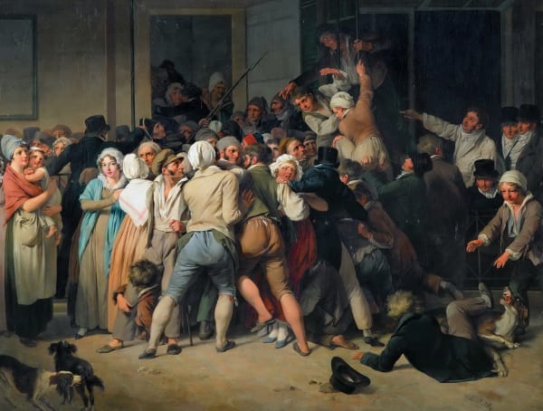 Devant le théâtre