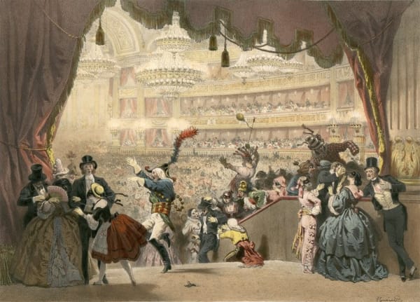 Les bals à l'Opéra et au Théâtre