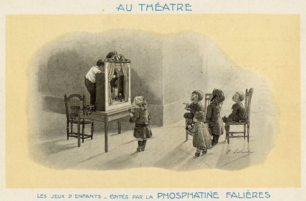 Les enfants au théâtre, à la fête