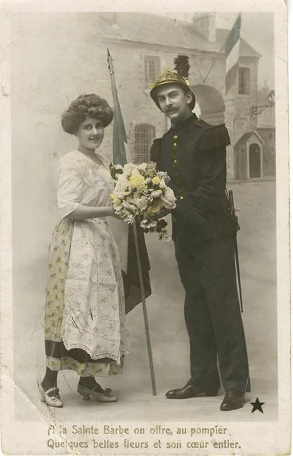 Les pompiers de service