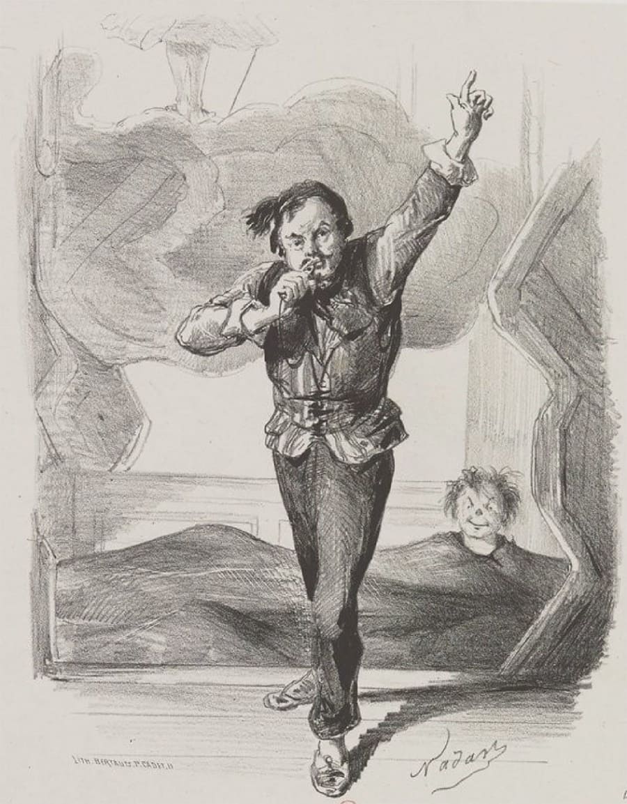 Comédien sur scène