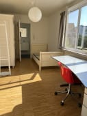 kamer over park, eigen badkamer, onmiddellijk beschikbaar
