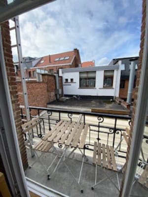 Sala DUPLEX studio met TERRAS en eigen sanitair en keukentje imagem 4
