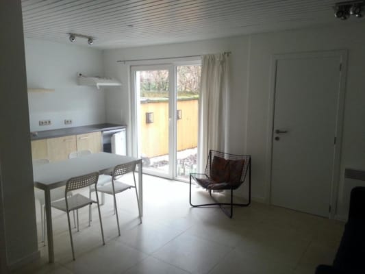 Camera Studentenstudio met terras en tuintje met aparte kleine slaapkamer voor 1/2 personen Immagine 5