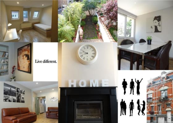 Sala VUB/ULB  EN FACE  BELLE COLLOCATION RENOVEE TOUT CONFORT GRANDS ESPACES COMMUNS imagem 1
