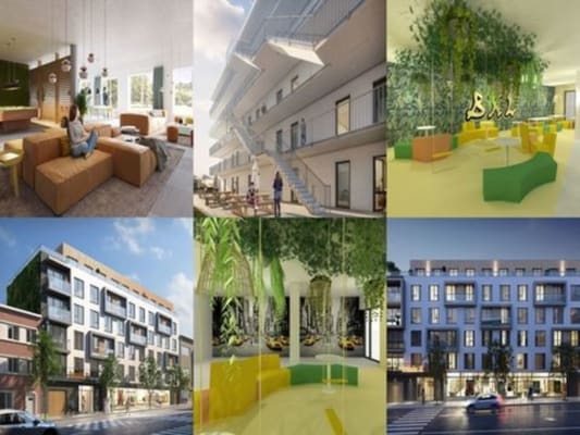 Sala Student room/ studio in Brussels imagem 2