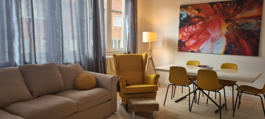 Sala Chambre à louer avec bureau et SDD (terrasse et jardin) imagem 3