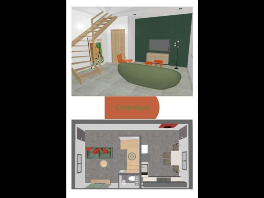 Studio Kot étudiant - 3 chambres - Charleroi image 1