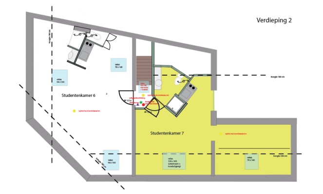 Estúdio Studentenloft te Hasselt-Centrum 2 personen (incl. kosten) imagem 5