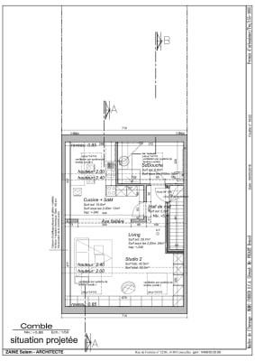 Studio Studio 1/2 personnes de 55m2 meublé 2 lits foto 4