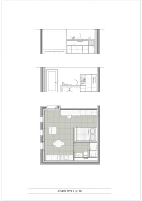 Sala Volledige uitgeruste studio’s op de Bondgenotenlaan van Leuven imagem 3