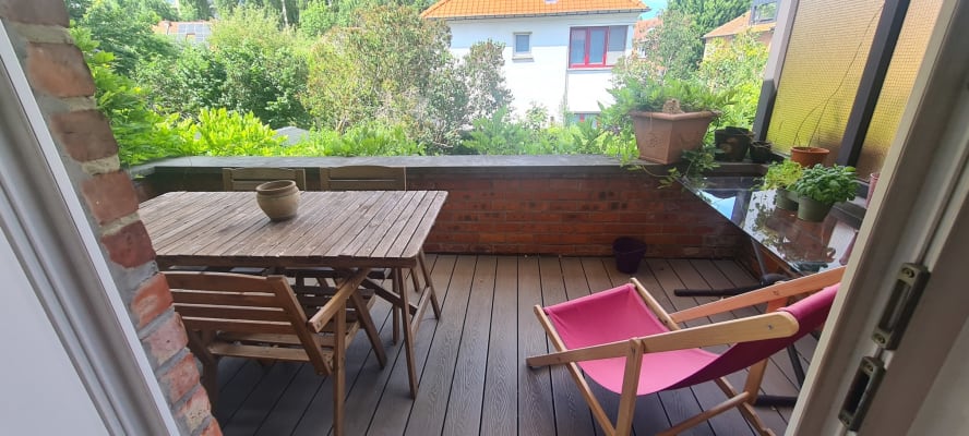 Sala Chambre à louer avec bureau et SDD (terrasse et jardin) imagem 5