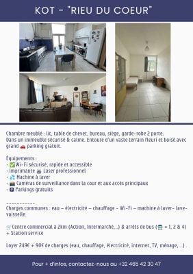 Sala Rénové, spacieux avec parking gratuit, jardin, WiFi, Bus,..  imagem 2