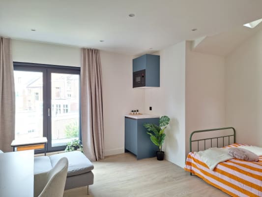 Sala Prachtige, gemeubelde studentenkamers in hartje Mechelen imagem 4