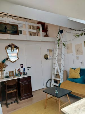 Kamer Gezellige studentenkamer met slaapplek op mezzanine – hartje Leuven foto 4