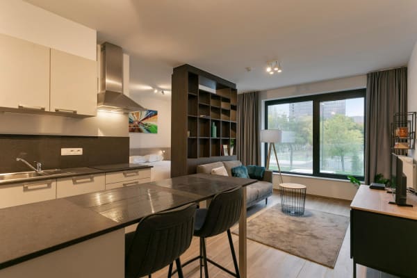 Estudio Contemporary Studio Apartment in Central Brussels imagen 8