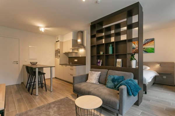 Estudio Contemporary Studio Apartment in Central Brussels imagen 10