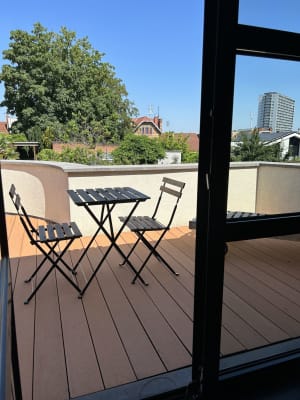 Kamer Kamer met zuidgelegen groot zonneterras te huur  foto 10