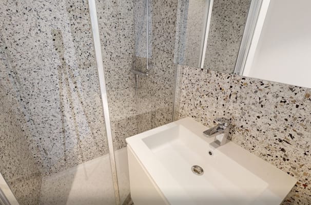 Estúdio Moderne studio met eigen badkamer en keuken beschikbaar voor AJ 2026-2027 imagem 2