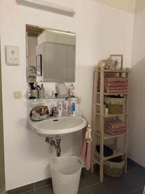 Kamer Moderne studentekamer met gemeenschappelijke keuken en badkamer foto 1