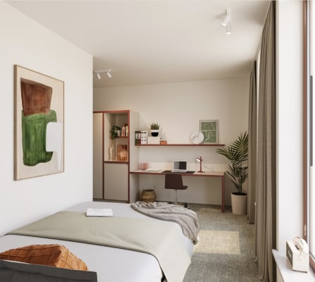 Cuarto Gloednieuwe studentenkamer imagen 5