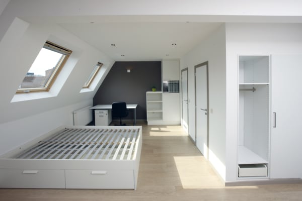 Kamer Prachtige kamer met 3 grote, uitklapbare velux-ramen foto 8