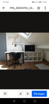 Oda Chambre meublée pour etudiant resim 3
