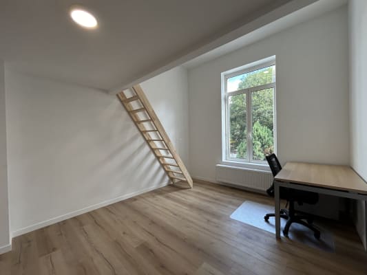 Kamer KOT TE HUUR MET EIGEN SANITAIR EN BEPERKT KEUKEN- GERENOVEERD GEBOUW - CENTRUM LEUVEN foto 2