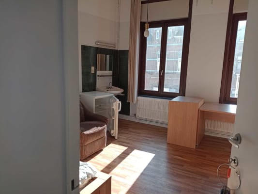 Sala Ruim kot met veel licht te huur, meer dan 16m²  Kapucijnenvoer 157 gem. gerenoveerde ingerichte keuken, toilet en douche imagem 12