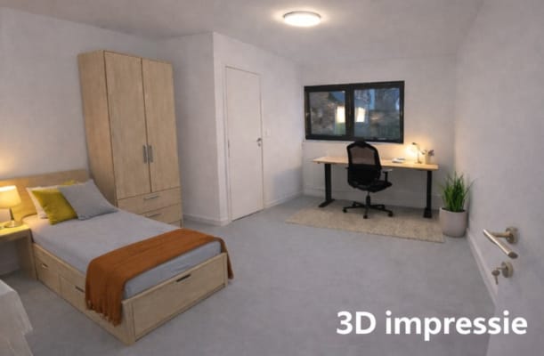 Sala Nieuw gerenoveerde studentenkamers 2026 – Geel (eigen douche + wc op kamer) imagem 7